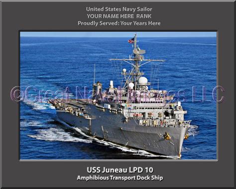 USS Juneau LPD 10 : Personalized Navy Ship Photo ⋆ Personalized US Navy ...