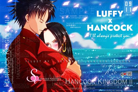 Luffy X Hancock by kaset218 on DeviantArt