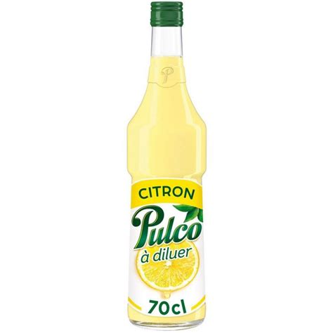 PULCO Concentré à diluer Citron sans sucres ajoutés 70cl pas cher