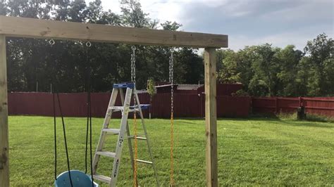 How To Build A Strong Diy Swing Set From Wood Youtube