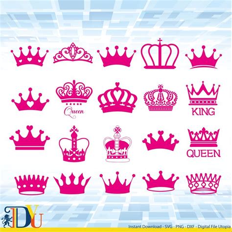 Royal Crown Svg Princess Tiara Svg King Crown Queen Crown Princess