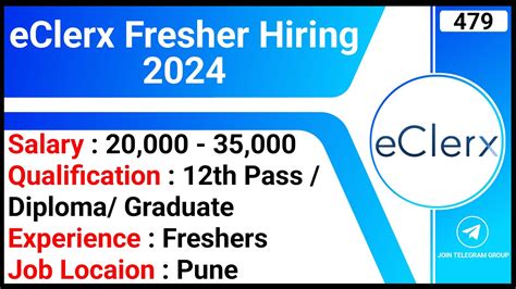 EClerx Fresher Hiring 2024 12th Pass Graduate Eligible Analyst