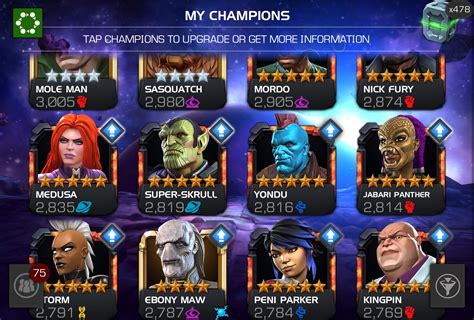 Mcoc Account Progression — Marvel Contest Of Champions