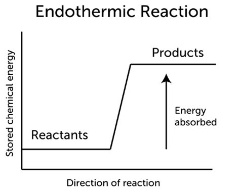 Endothermic Reaction Pathway Diagram