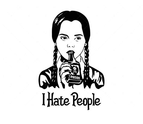 Wednesday Addams Quotes I Hate Everything