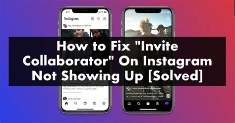 How To Fix Invite Collaborator On Instagram Not Showing Up Solved