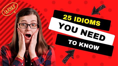 25 IDIOMS BAHASA INGGRIS YANG WAJIB KAMU TAU YouTube