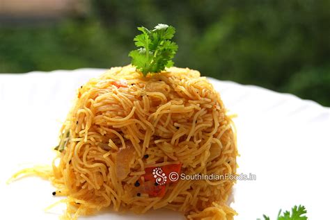 Simple Semiya Kichadi Vermicelli Kichadi How To Make Step By Step Photos