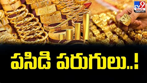 Gold Rates పసిడి పరుగులు Tv9 Youtube