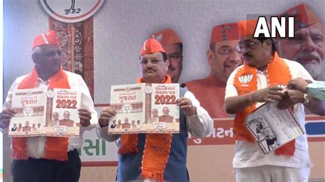 Bjp Manifesto For Gujarat Polls Ucc Implementation 20 Lakh Jobs Among Promises Mint