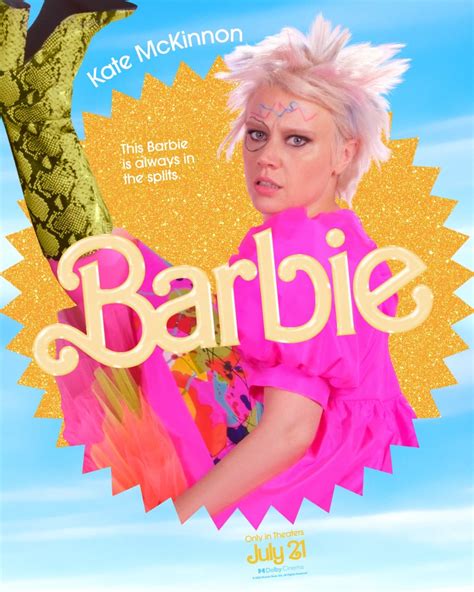 Kate McKinnon's "Barbie" Poster | Greta Gerwig's Barbie Movie: Trailer ...