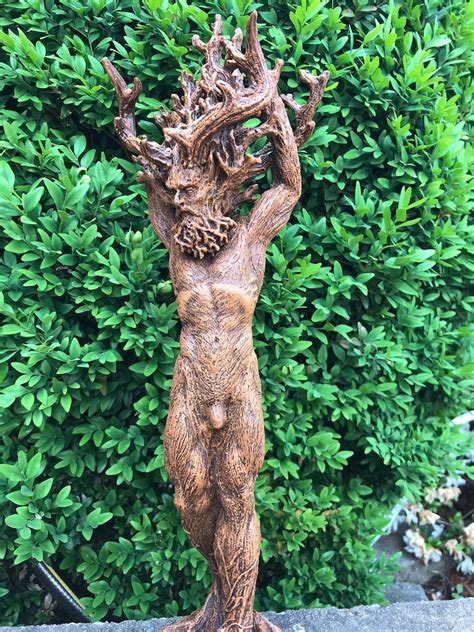 Green Man Cernunnos Statue Etsy Australia