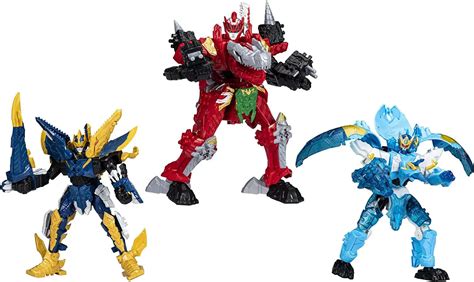 Power Rangers Dino Fury Primal Mega Pack T Rex Champion Zord Mosa