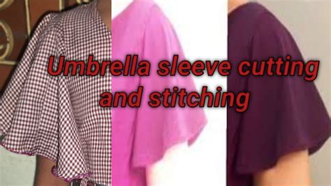 New Style Umbrella Cut Sleeves Cutting Stitching Bell Sleeve Full