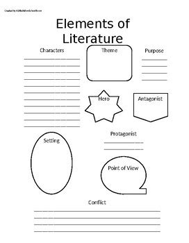 Diy Literature Worksheet