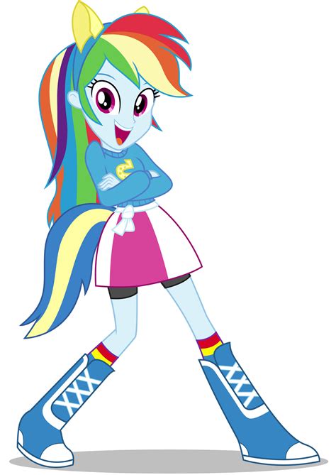 Rainbow Dash EqG: Wondercolts Pose by CaliAzian on DeviantArt