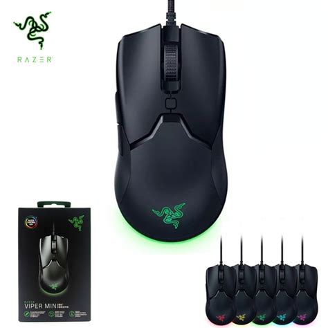 Computer Mouse Razer Viper Mini Gaming Mouse 61g Ultra Lightweight Design Chroma Rgb Light 8500