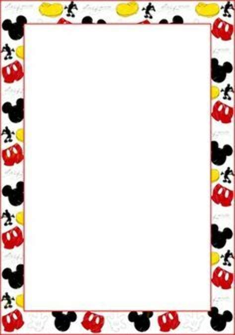 Mickey Mouse Border Printables