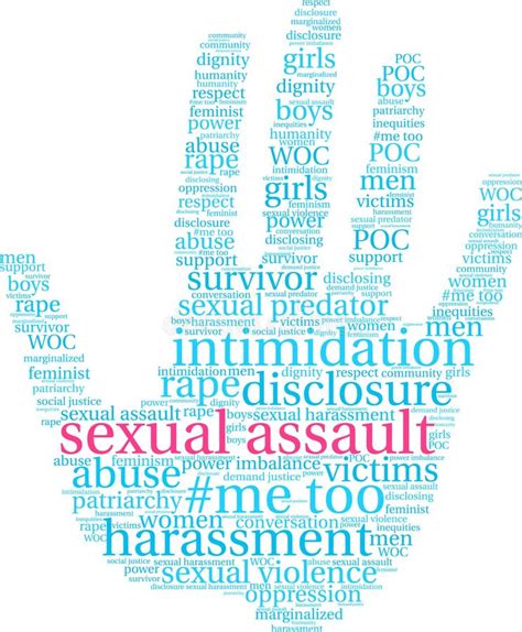 Sexual Assault Word Cloud Stock Illustration Illustration Of Abuse 105410027