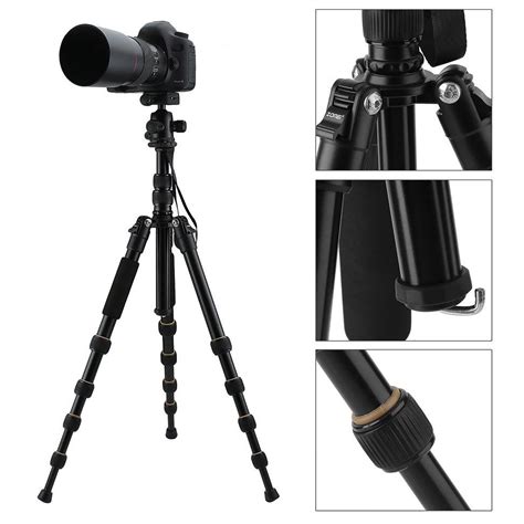 Zomei Q666 Portable Professional Tripod Monopodandball Head Travel For Dslr Camera 790996266008 Ebay