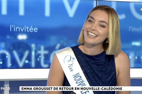 Miss France 2024 Emma Grousset Je N Ai Pas Encore Beaucoup De