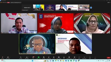 Balai Diklat Hukum Dan HAM Sulut Gelar Webinar Penguatan Reformasi