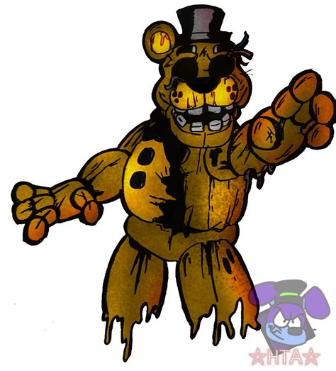 [FNAF2] WITHERED GOLDEN FREDDY Drawing! | Five Nights At Freddy's Amino