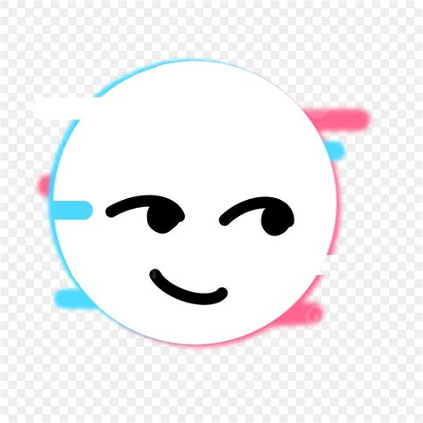 Slanted Face Emoji Clipart