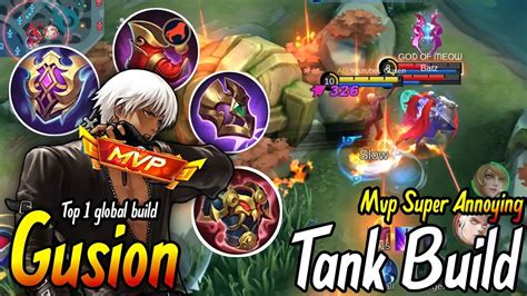 Tank Build Auto Win New Meta Gusion Best Build Top Global Gusion