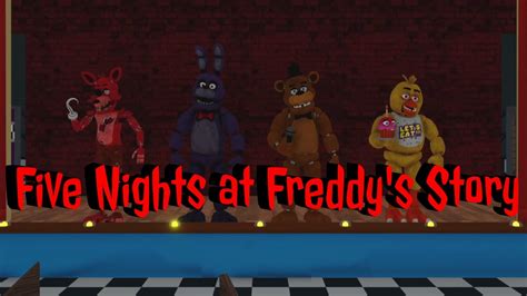 5คืนสยองสปอยยับ Roblox แมพ Five Nights At Freddy S Story Youtube