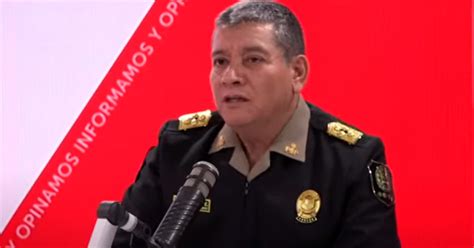 Comandante General PNP solicitará declaratoria de emergencia para la