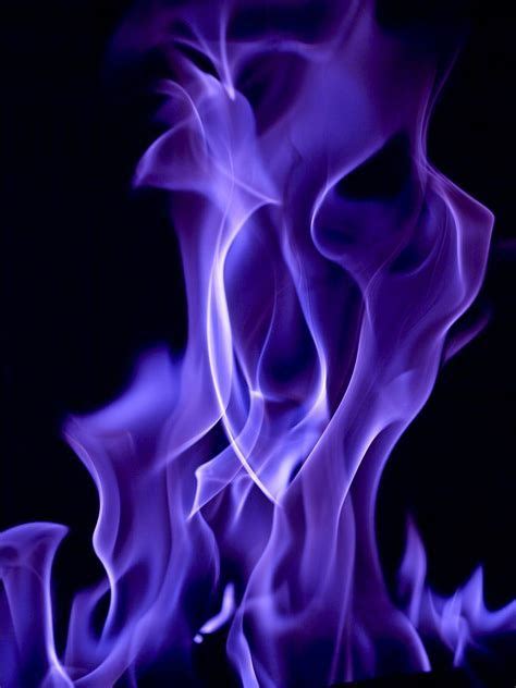 Purple Fire Aesthetic Wallpaper