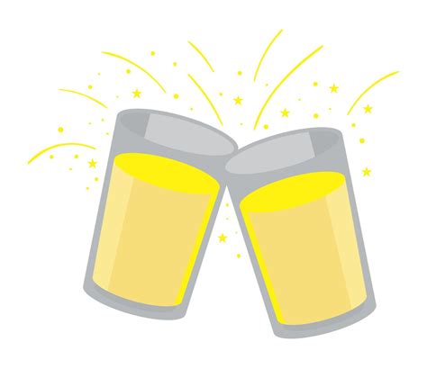 cheers drink glasses 16754816 Vector Art at Vecteezy