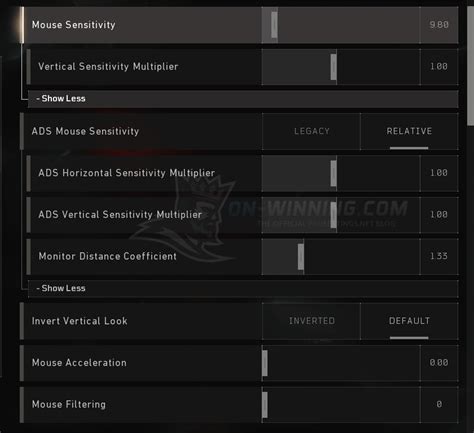 Mouse Sensitivity Calculator