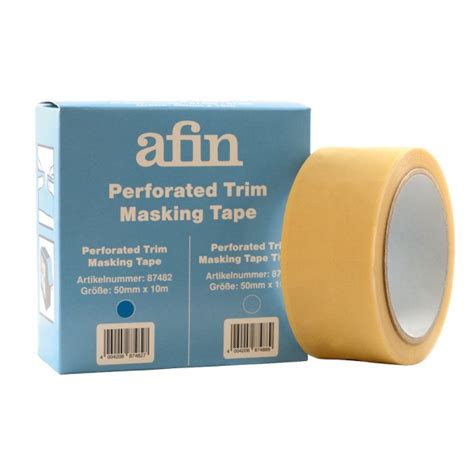 Perforated Trim Masking Tape Thin 50mm X 10m