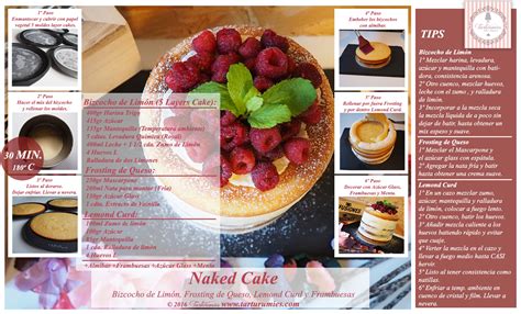 Receta Naked Cake de Limón Tarturumies