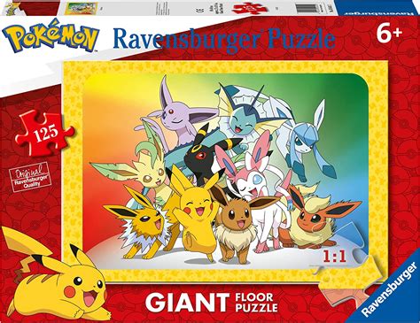 Puzzle Géant de Sol Pièces XXL Pokemon Ravensburger 05641 125