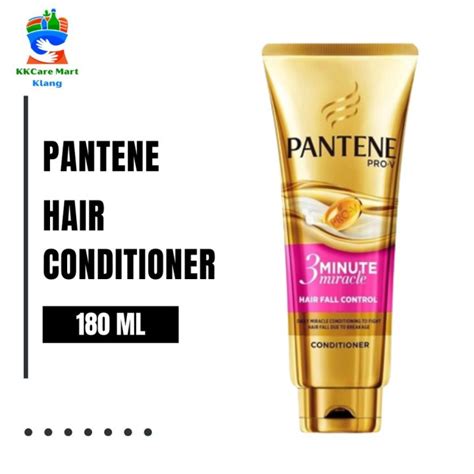 Pantene 3 Minute Miracle Hair Fall Control Conditioner 180ml 护发素 Lazada