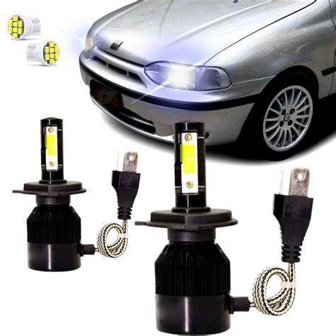 Kit Super Led Palio Siena Strada G Farol Foco Simples