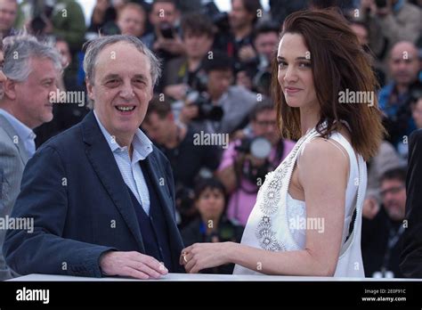 Dario Argento And His Daughter Asia Argento Posing At The Dario Argento Dracula Photocall Held