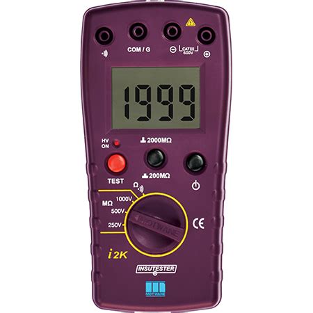 Motwane I K Digital Insulation Tester Irt Range To M Ohm At