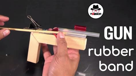 How To Make Rubber Band Gun Easy And Simple Youtube