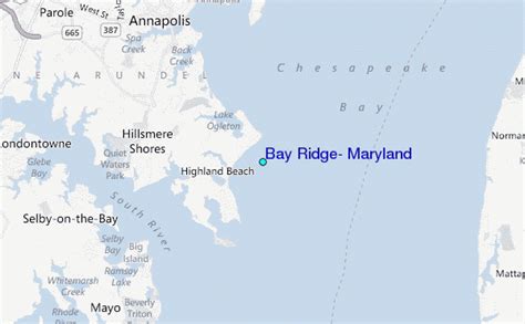 Bay Ridge Maryland Tide Station Location Guide