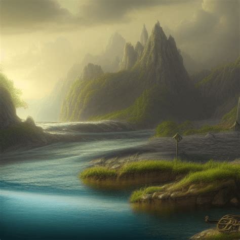 Fantasy Landscape Matte Painting · Creative Fabrica