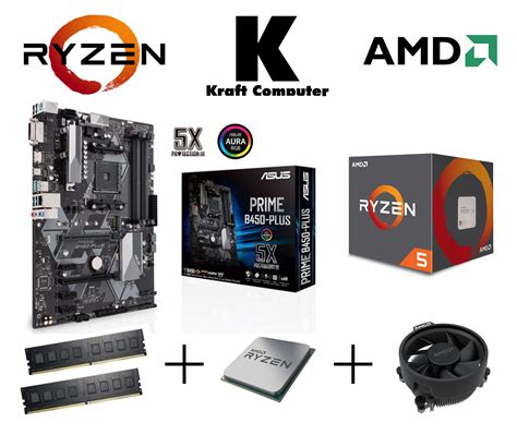 Kraft Computer Schmiede Pc Bundle Aufrüstkit Amd Ryzen 5 4500 6x41ghz Und Einem Asus Prime