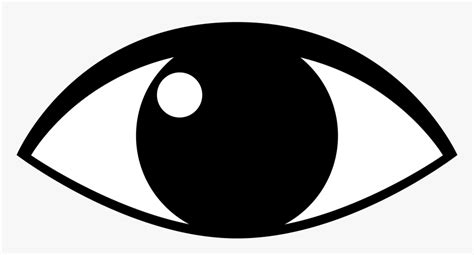 Eyeball Eye Clip Art Black And White Free Clipart Images - Eye Cartoon Black And White, HD Png ...