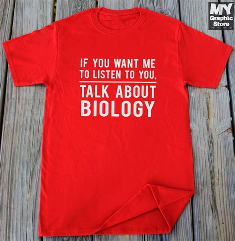 Biology Shirt Funny Biology T Shirt Ts For Teacher Biology Etsy