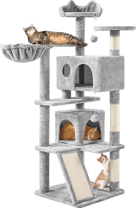 Amazon Topeakmart Cat Tree 57 Inches Multi Level Cat Tree Tower