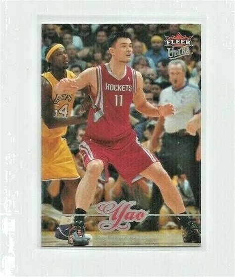 YAO MING Houston Rockets 2007 08 FLEER ULTRA CARD 61 EBay