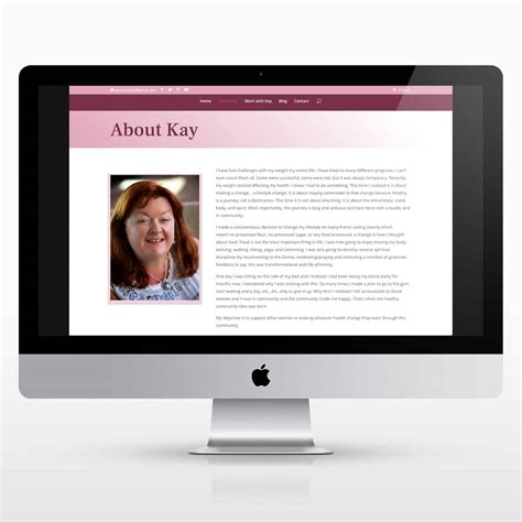 Website Design for Health/Lifestyle Coach - Little Owl Design